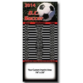 Pro Team Soccer Schedule Magnet (3 1/2"x8")